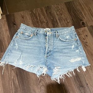 Agolde Denim Light Wash short